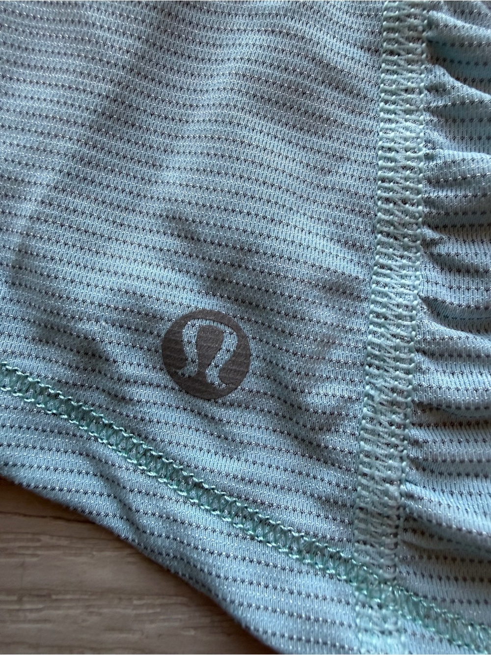 lululemon athletica Light Aqua Runner Up Ruched Racerback Tank - Picture 5 of 8